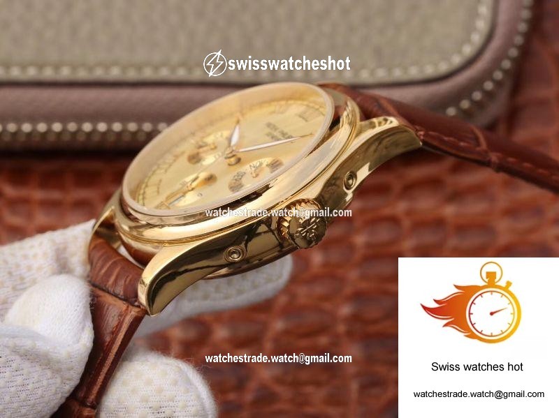 Patek Philippe Annual Calendar 5035J Gold Dial 5