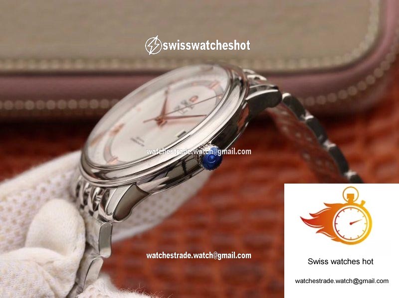 Omega De Ville Prestige 424.10.40.20.02.002 MKS Factory Silver Dial 5