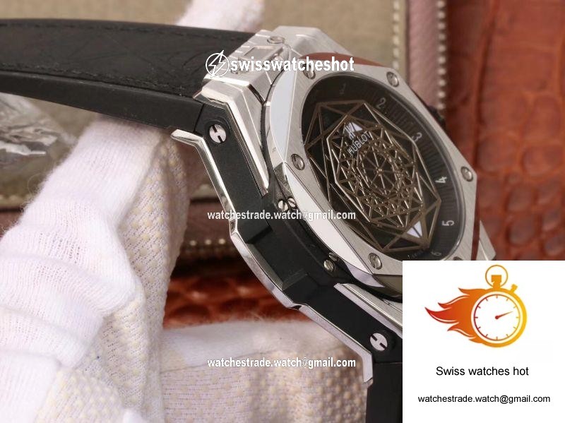 Hublot Big Bang Sang Bleu Titanium 415.NX.1112.VR.MXM16 TMF Factory Black Dial 5