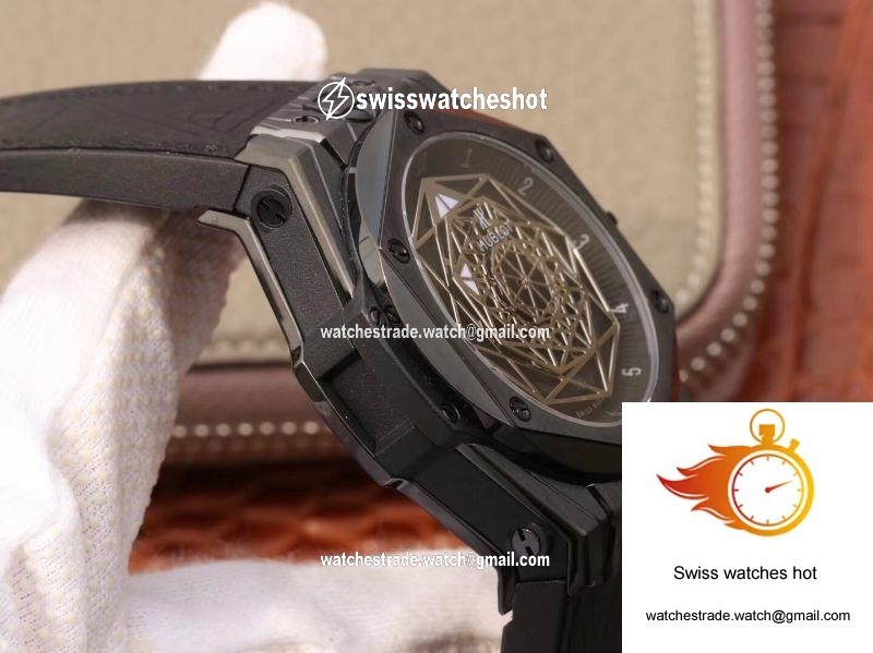 Hublot Big Bang Sang Bleu Magic 415.CX.1112.VR.MXM18 TMF Factory Black Dial 5