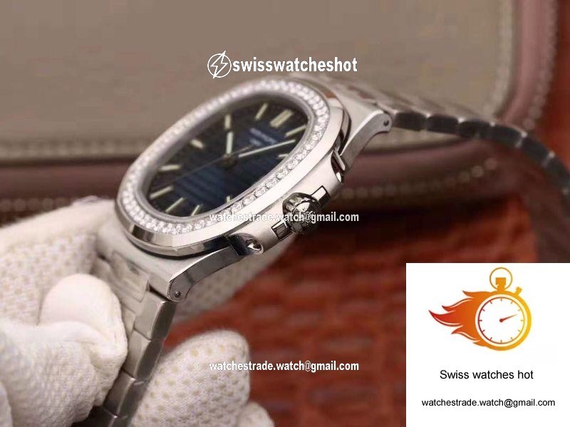 Patek Philippe Nautilus 5711 PF Factory Diamond Bezel Blue Dial 5