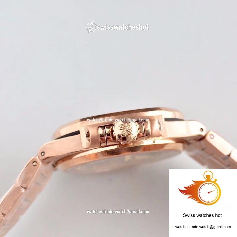 Patek Philippe Ladies Nautilus 7118/1200R PF Factory Rose Gold Dial 5