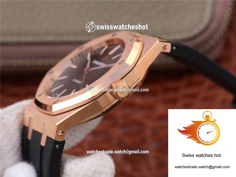 Audemars Piguet Royal Oak 15400OR.OO.D002CR.01 JF Factory Black Dial 5