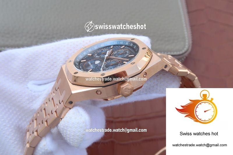 Audemars Piguet Royal Oak Perpetual Calendar 26574OR.OO.1220OR.02 JF Factory Blue Dial 5