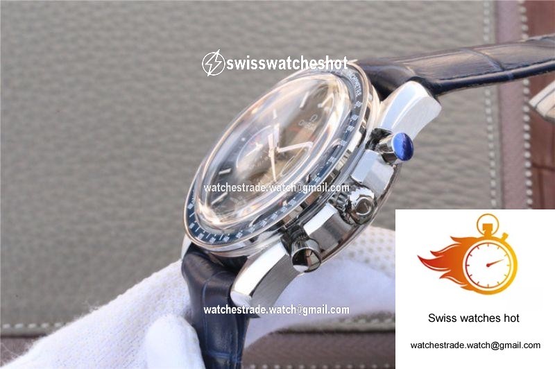 Omega Speedmaster 44.25MM 304.33.44.52.03.001 BF Factory Blue Dial 5