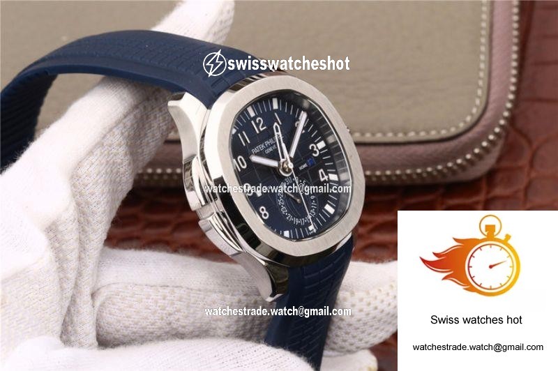 Patek Philippe Aquanaut Dual Time 5164A-001 MP Factory Blue Dial 5