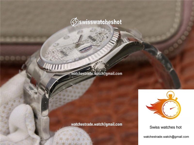 Rolex Datejust 116234 36MM AR Factory Diamond-printed Dial 5