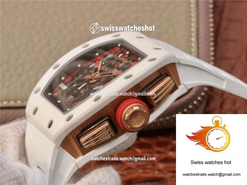 Richard Mille RM011 Felipe Massa Flyback Dubai Chronograph KV Factory Crystal Dial 5