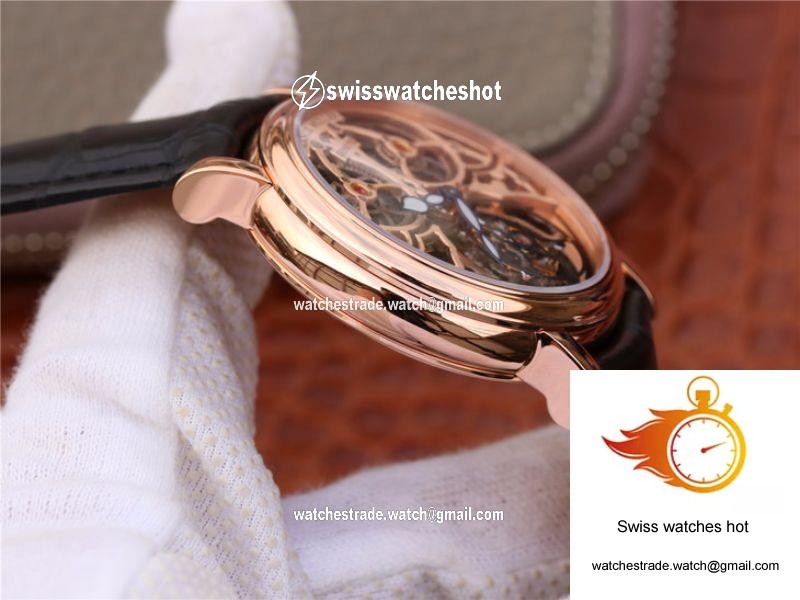 Franck Muller Giga Tourbillon 18K Rose Gold Skeleton Dial 5