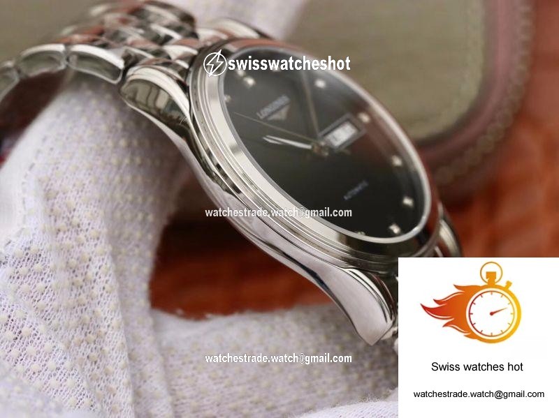Longines Flagship Double Calendar L4.899.4.12.6 GK Factory Black Dial 5