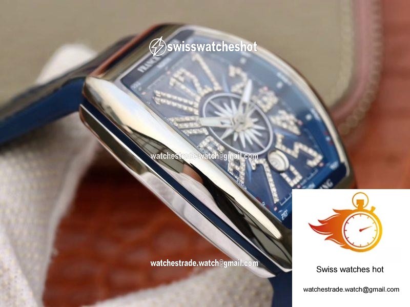 Franck Muller Vanguard V45 45MM Blue Dial 5