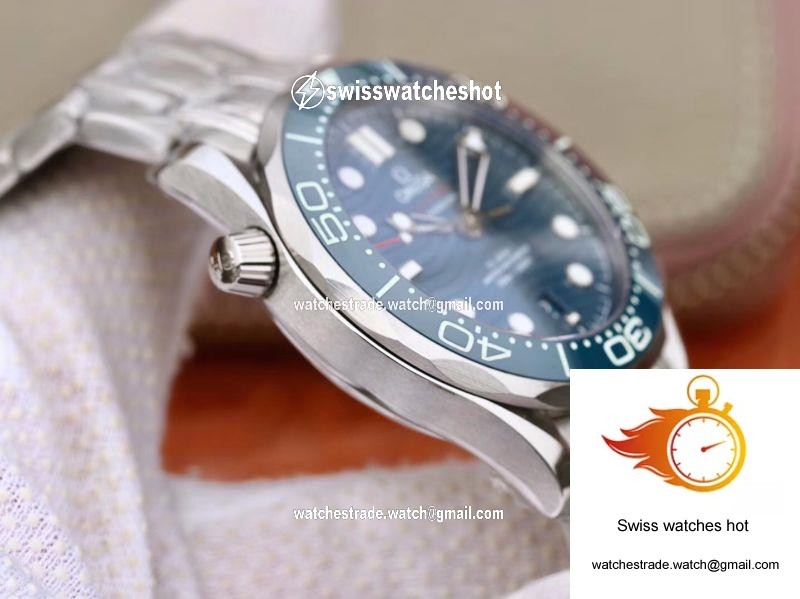 Omega Seamaster Diver 300m 210.30.42.20.03.001 VS Factory Blue Dial 5