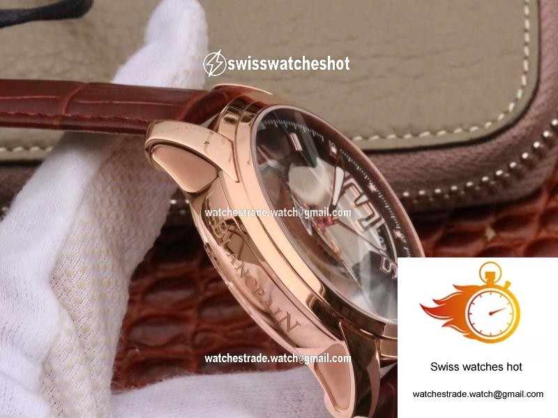 Blancpain L-EVOLUTION 8805-1134-53B Rose Gold Case Black Dial 5