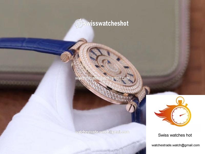 Franck Muller Double Mystery D 3R CD 42 Rose Gold Diamond Dial 5
