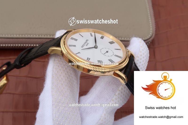Patek Philippe Calatrava 5119G-002 Rose Gold White Dial 5