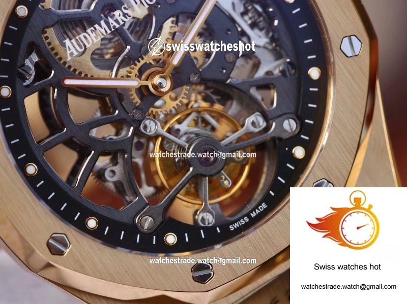 Audemars Piguet Royal Oak Offshore Diver Tourbillon 15407OR.OO.1220ST.01 JF Factory Skeleton Dial 5