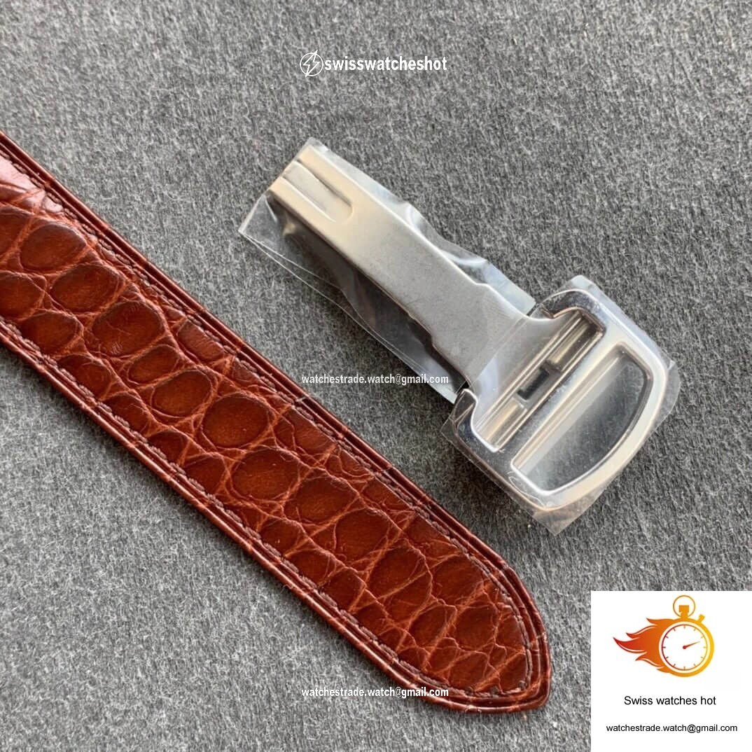 Cartier Tank WSTA0028 K11 Factory Brown Cowhide Strap 6