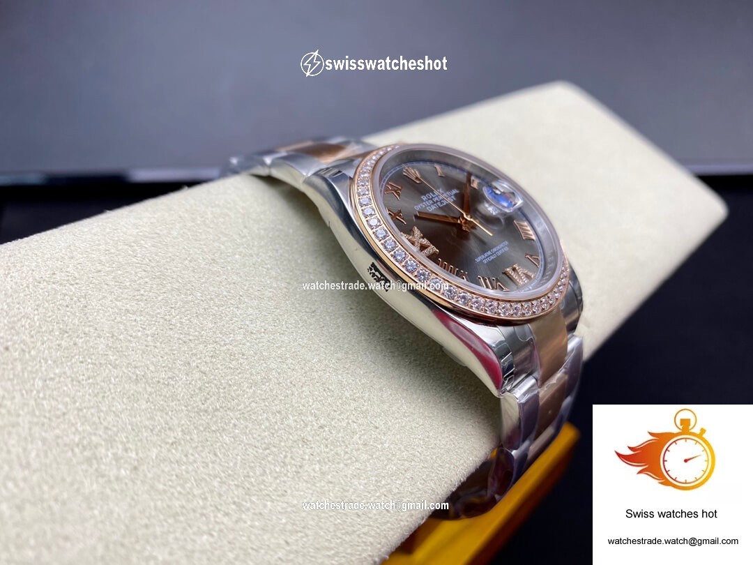 Rolex Datejust M126281RBR-0012 EW Factory Diamond-set Bezel 6