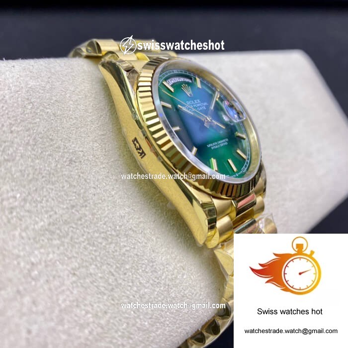 Rolex Day Date 118238 EW Factory Green Dial 6