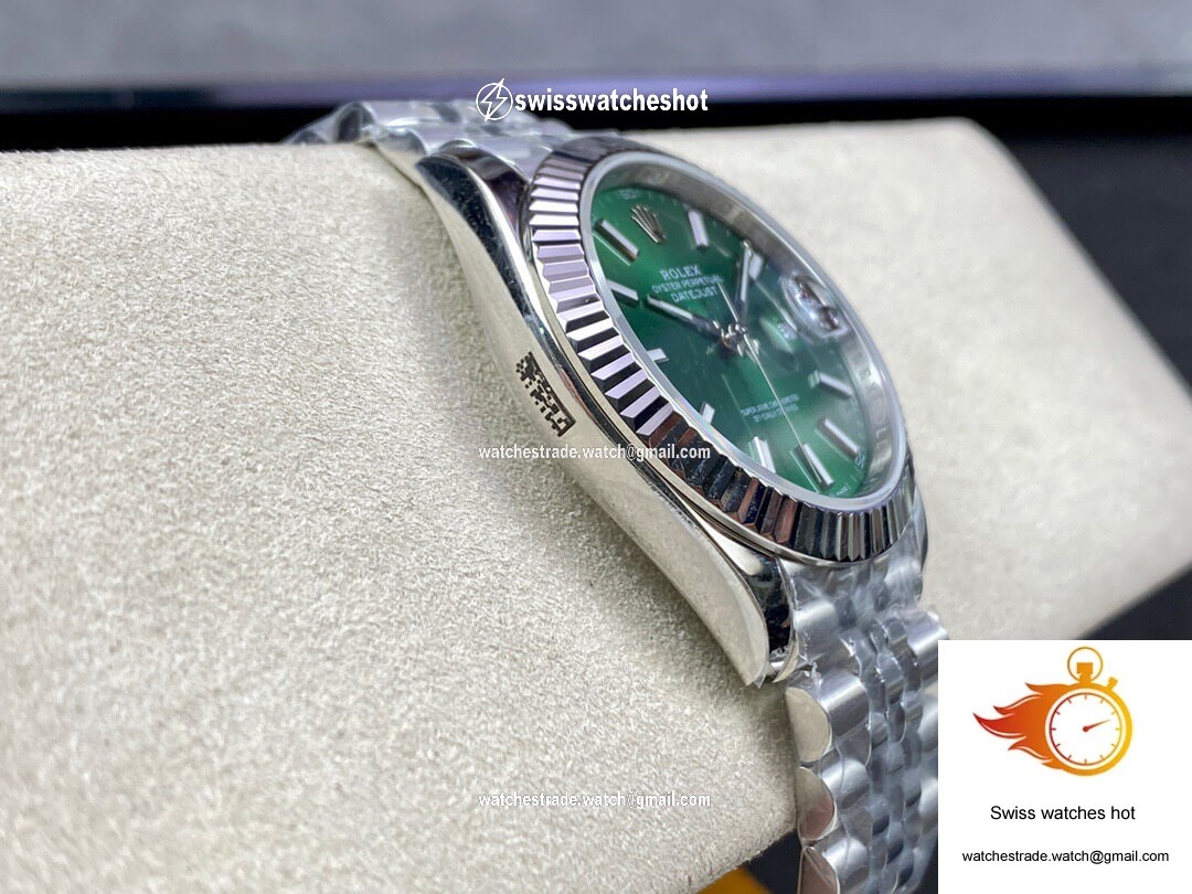 Rolex Datejust M126334-0028 EW Factory Green Dial 6
