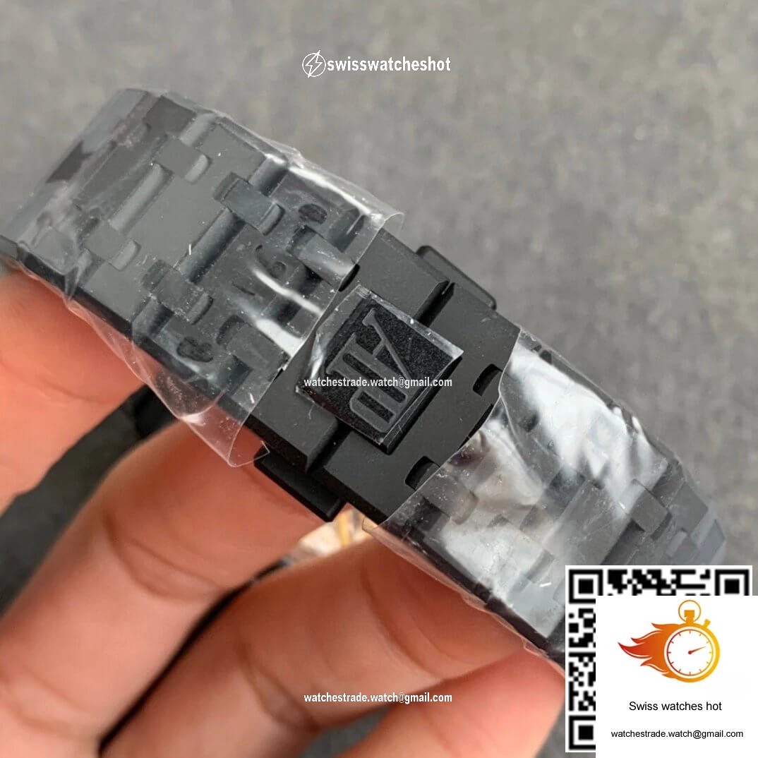 Audemars Piguet Royal Oak 15500 DLC Version ZF Factory Frosted White Dial 6