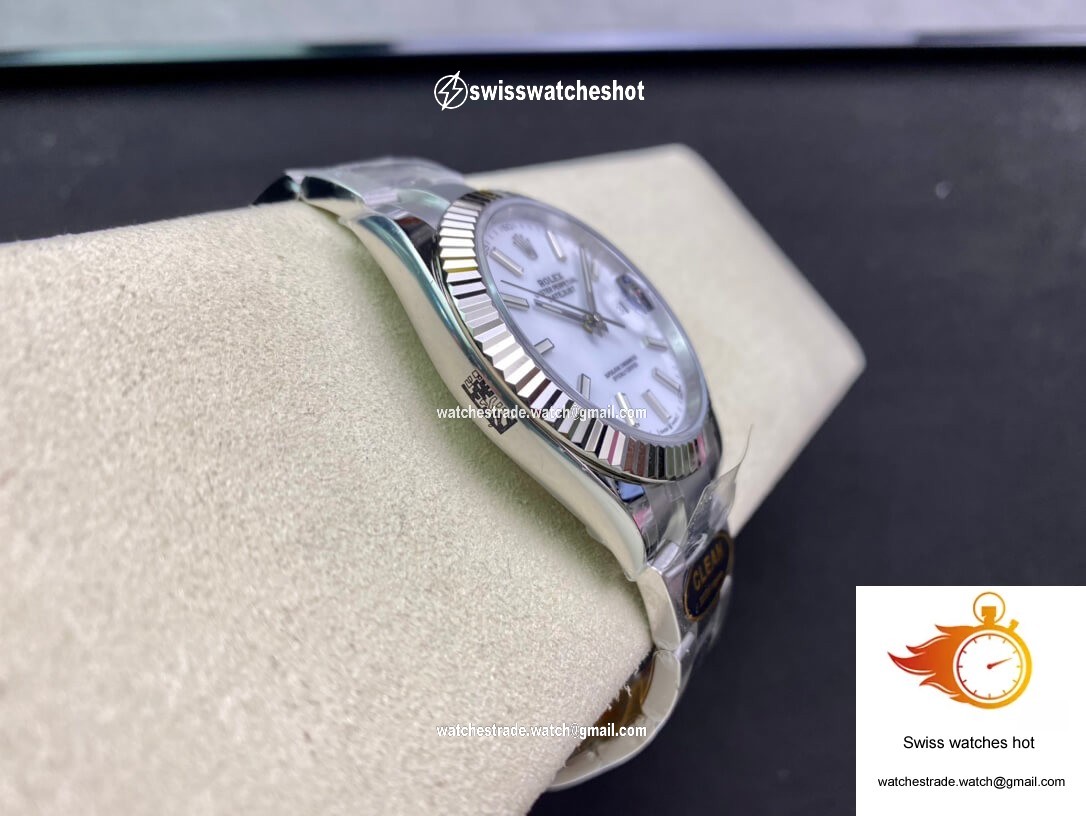 Rolex Datejust M126334-0009 Clean Factory White Dial 6