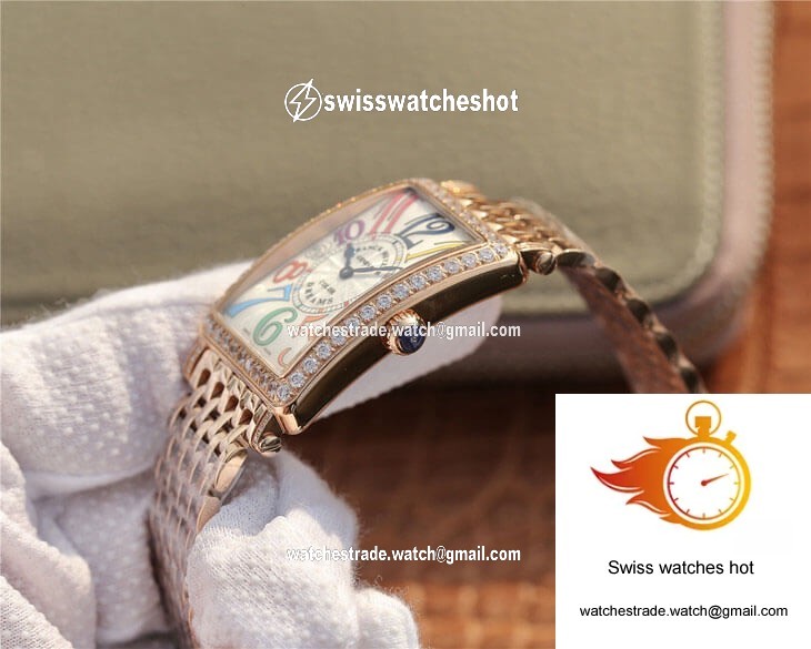 Franck Muller LONG ISLAND 952 Ladies ABF Factory Rose Gold With Diamonds 6