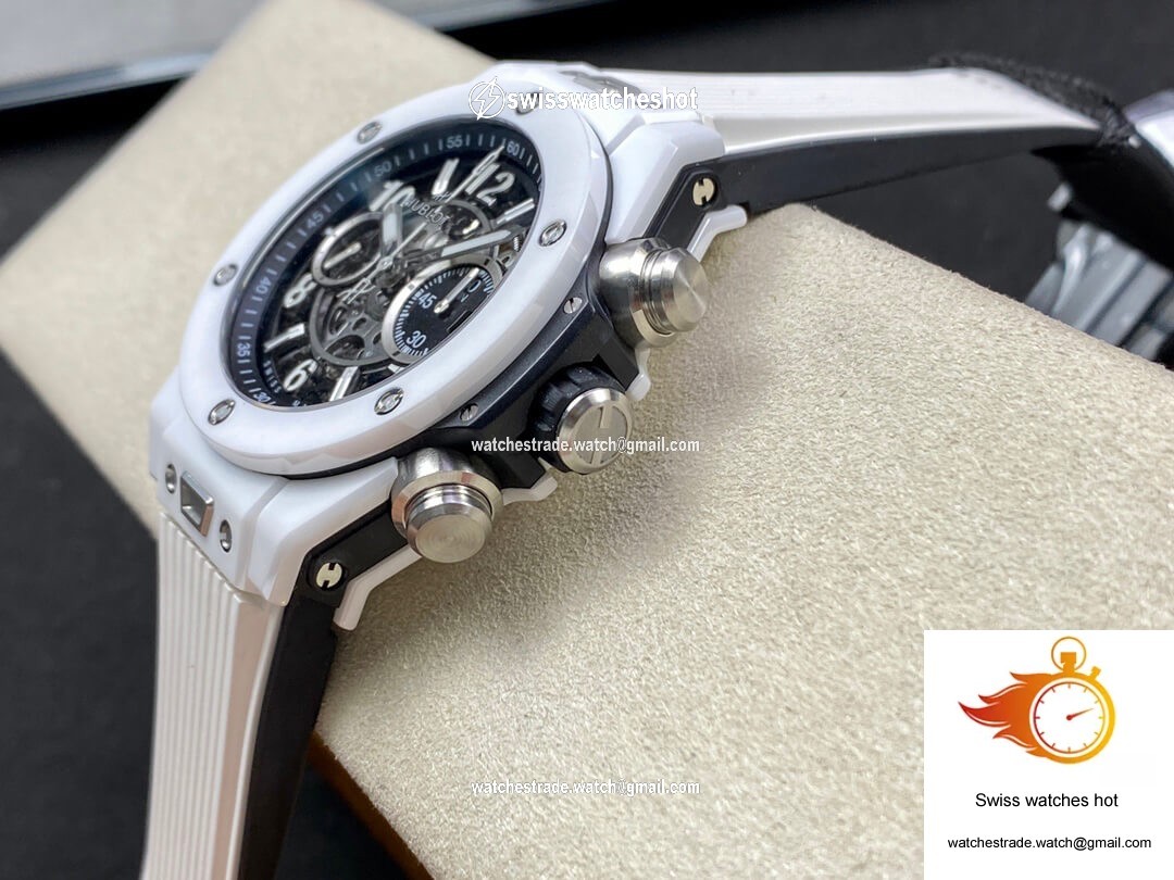 Hublot BIG BANG Unico 421.HX.1170.RX ZF Factory White Ceramic Case 6