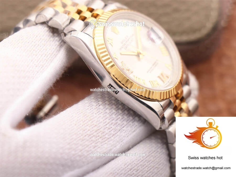 Rolex Datejust M126233-0031 EW Factory Yellow Gold Diamond Dial 6