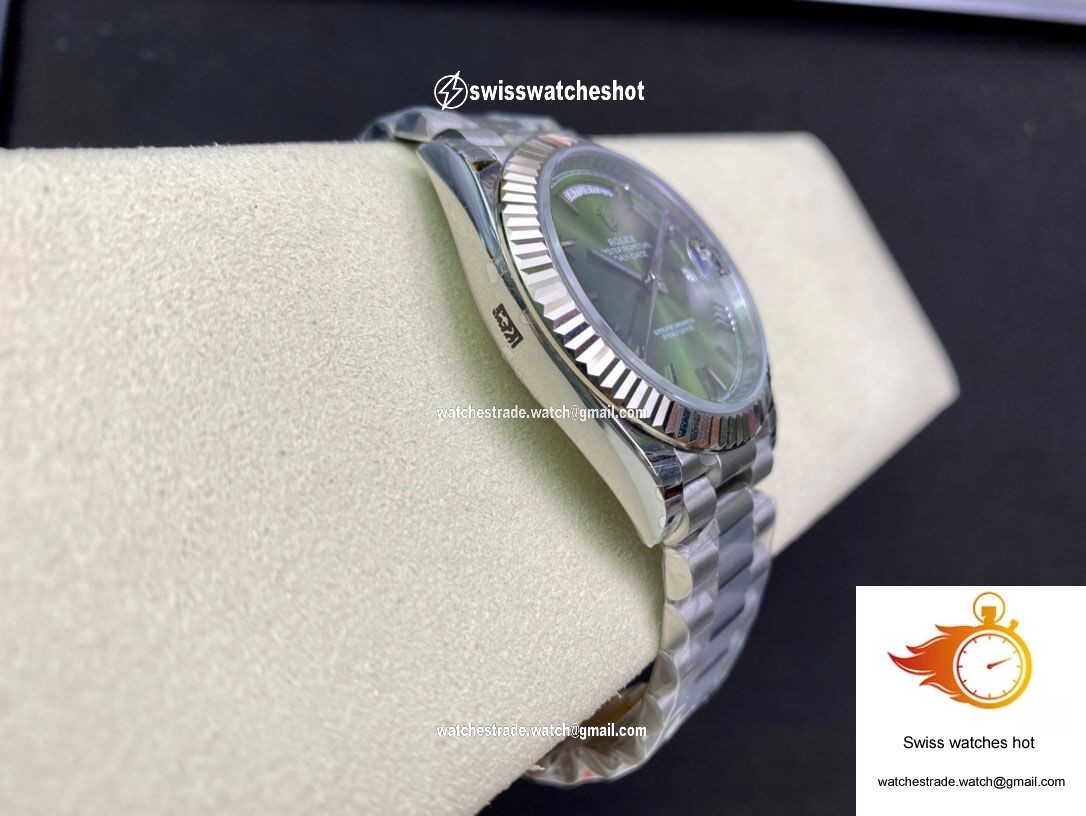 Rolex Day Date M228239-0033 EW Factory Olive Green Dial 6
