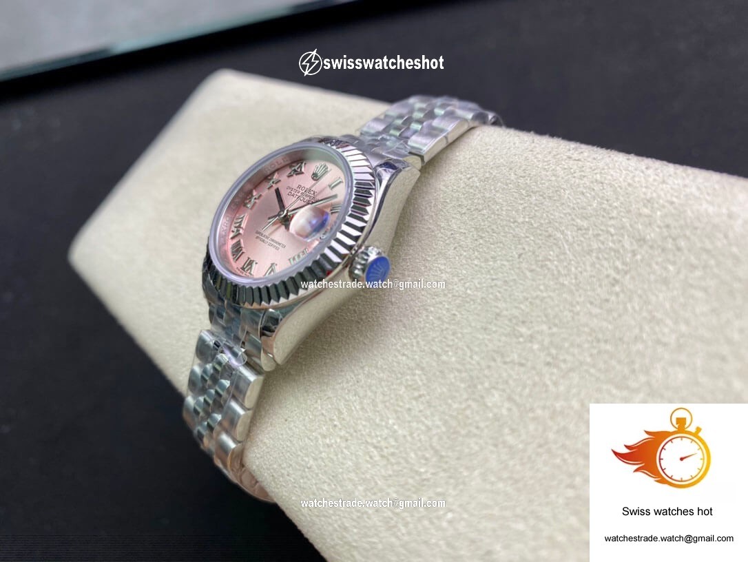 Rolex Datejust M279174-0017 28MM EW Factory Pink Dial 6