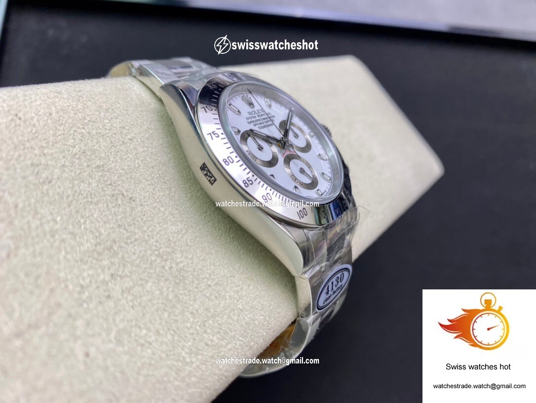 Rolex Cosmograph Daytona 116520LN Clean Factory White Dial 6