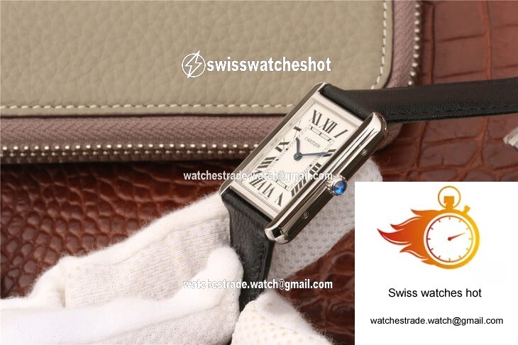 Cartier Tank WSTA0028 K11 Factory White Dial 6