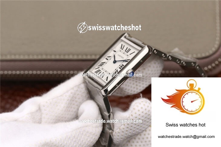 Cartier Tank W5200013 K11 Factory White Dial 6