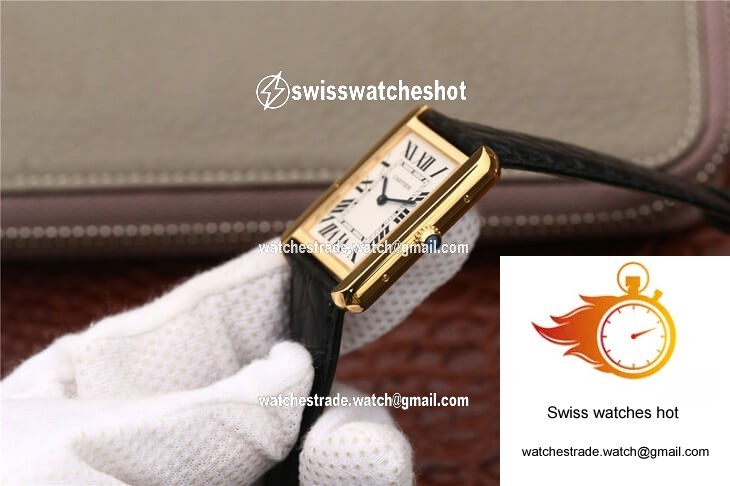 Cartier Tank W5200002 K11 Factory White Dial 6