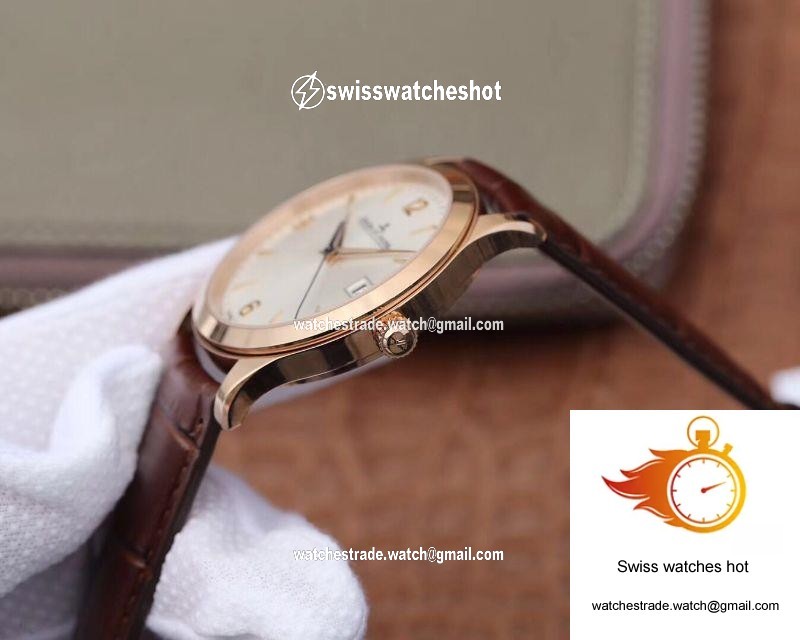Jaeger LeCoultre Master Control Date Q1542520 ZF Factory 18K Rose Gold White Dial 6