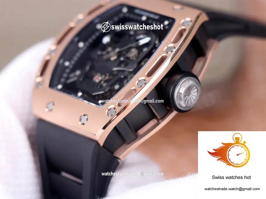 Richard Mille RM52-01 Tourbillon JB Factory Ceramic Skull Dial 6