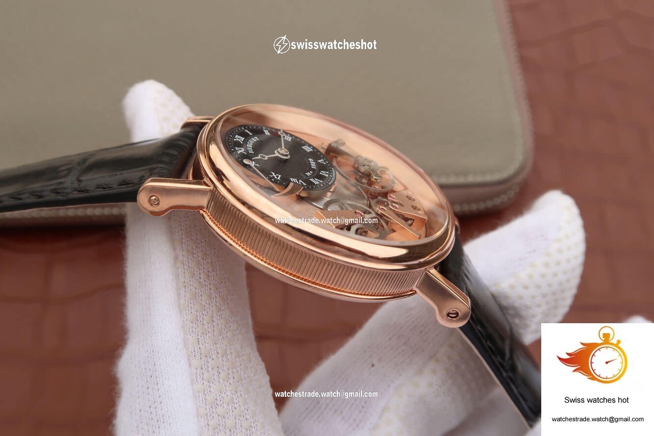 Breguet Tradition 7057BR/R9/9W6 Rose Gold Skeleton Dial 6