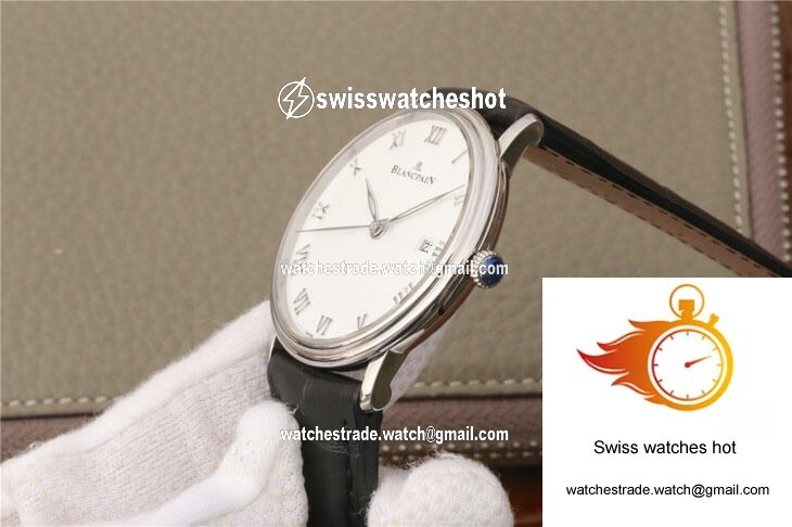 Blancpain Villeret 6651-1127-55B ZF Factory White Dial 6