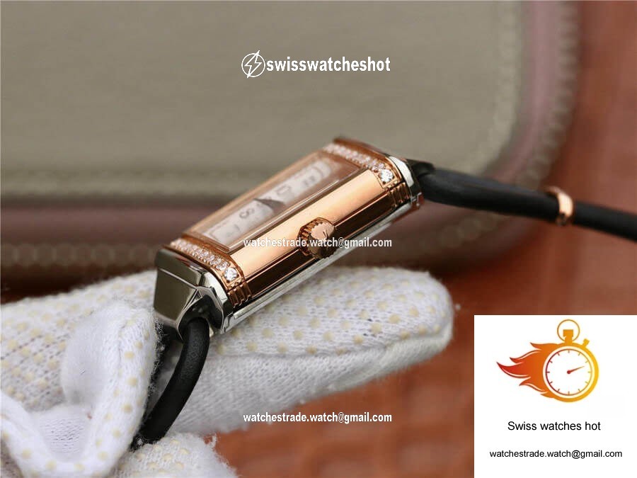 Jaeger-LeCoultre Reverso 3264520 MG Factory Diamond White Dial 6