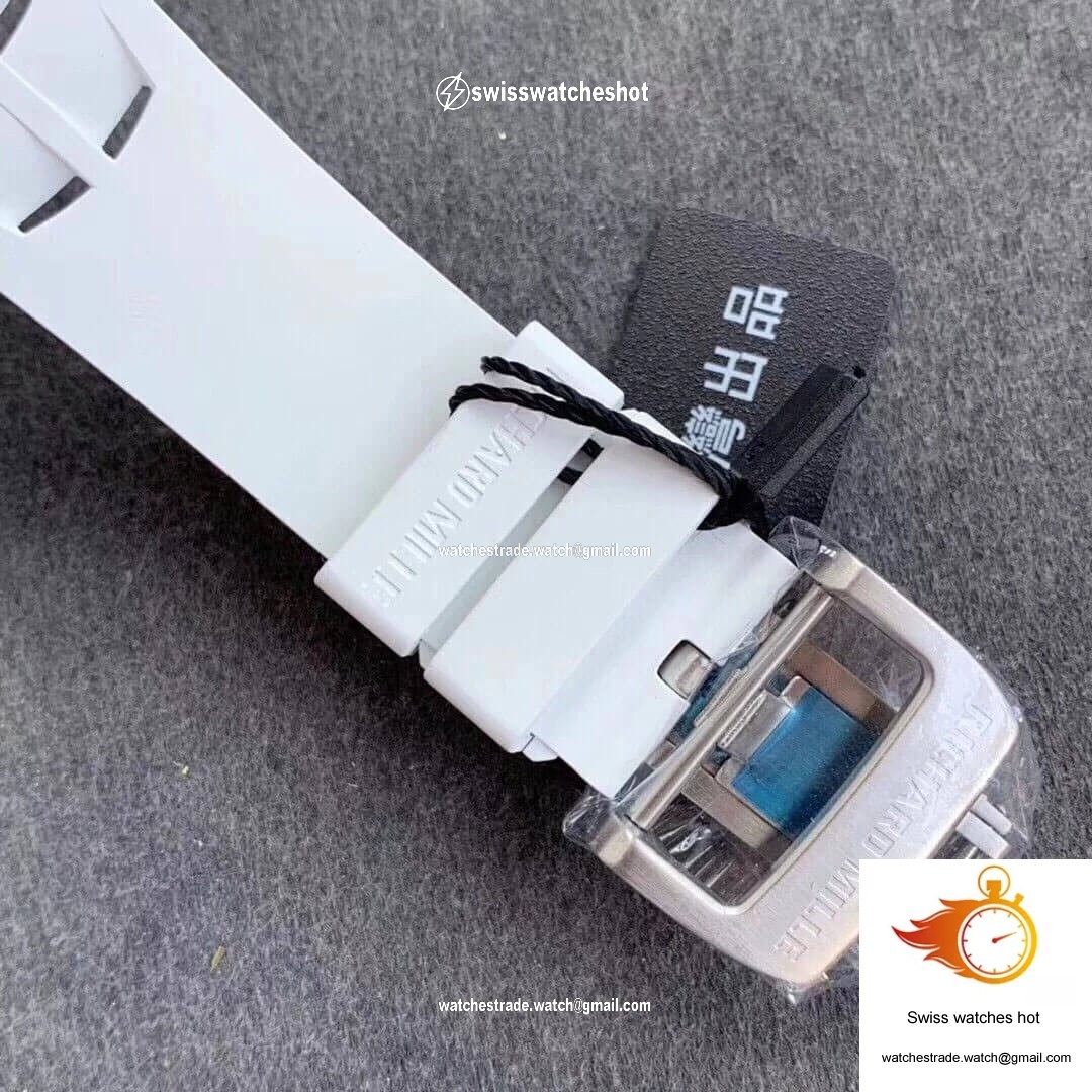 Richard Mille RM011-03 KV Factory Ceramic White Strap 6