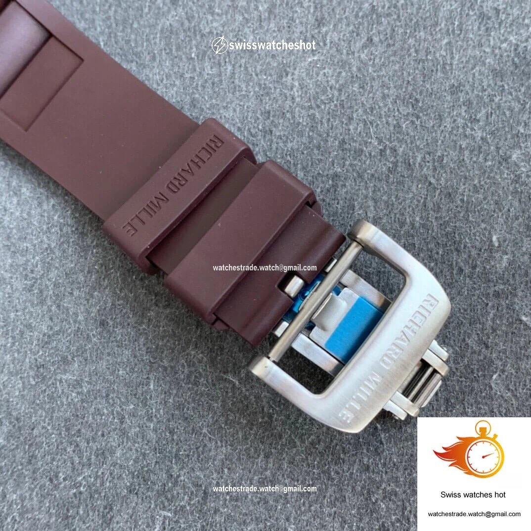 Richard Mille RM11 KV Factory Titanium Brown Strap 6