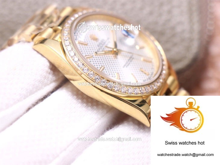 Rolex Day-Date M228348RBR-0005 EW Factory Silver Dial 6