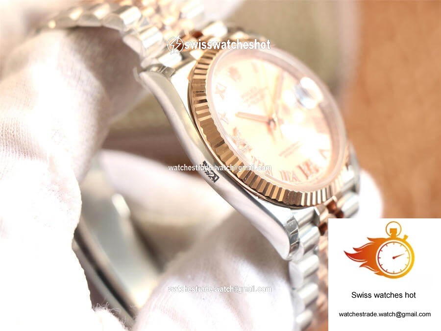 Rolex Datejust M126231-0027 EW Factory Diamonds Rose Gold Dial 6
