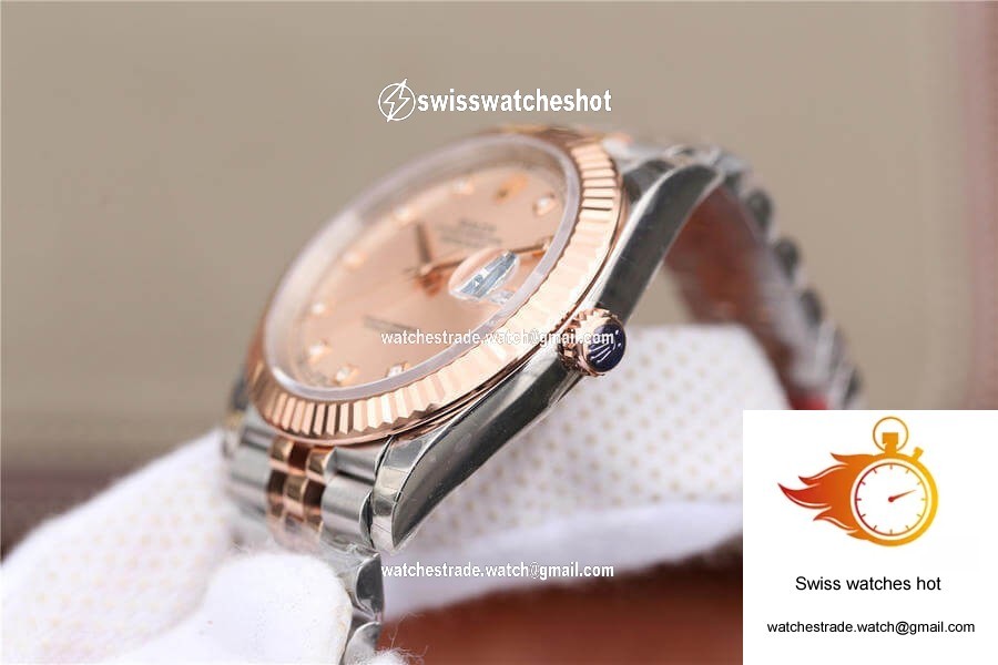 Rolex Datejust M126331-0008 EW Factory Rose Gold Sundust Dial 6