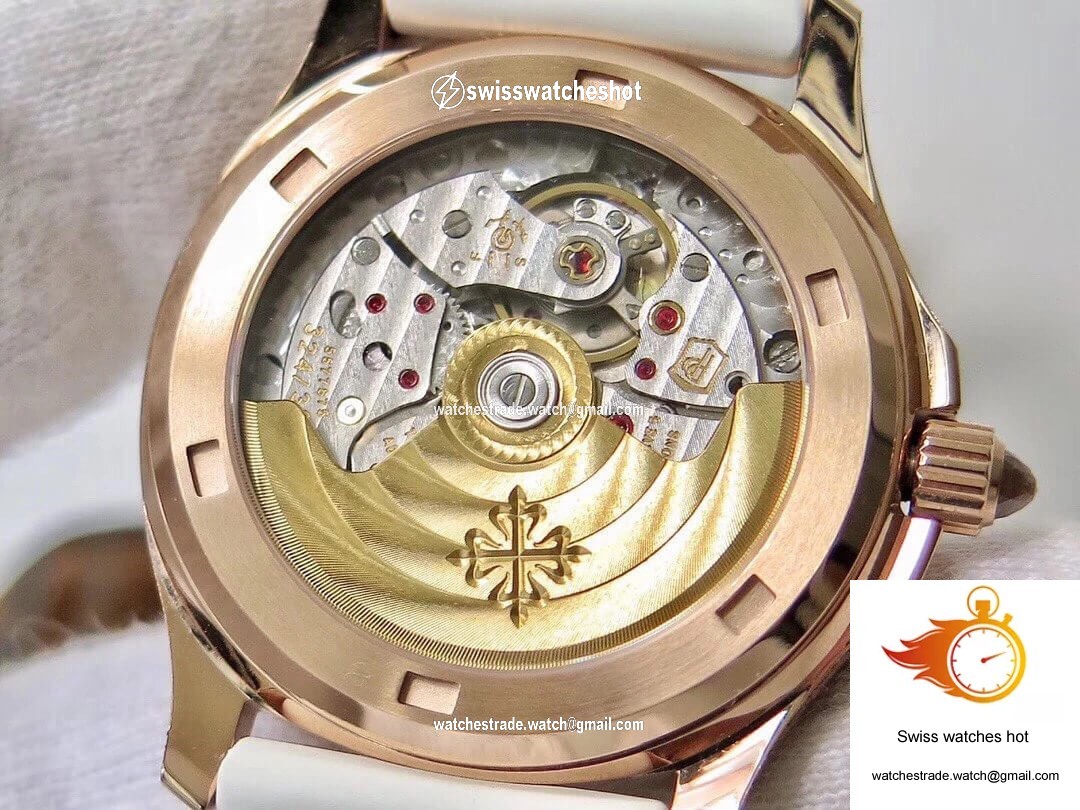 Patek Philippe Aquanaut 5268/200R-001 PPF Factory White Dial 6