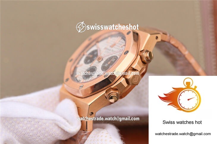 Audemars Piguet Royal Oak 26331 OM Factory Rose Gold White Dial 6