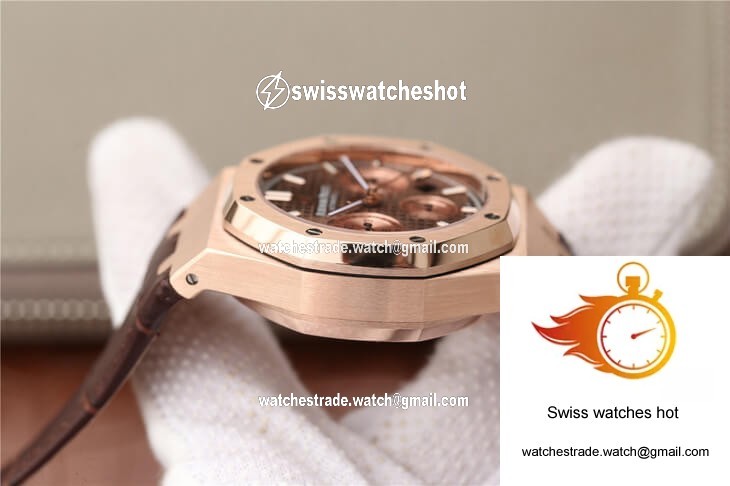 Audemars Piguet Royal Oak Chronograph 26331OR.OO.D821CR.01 OM Factory Brown Dial 6
