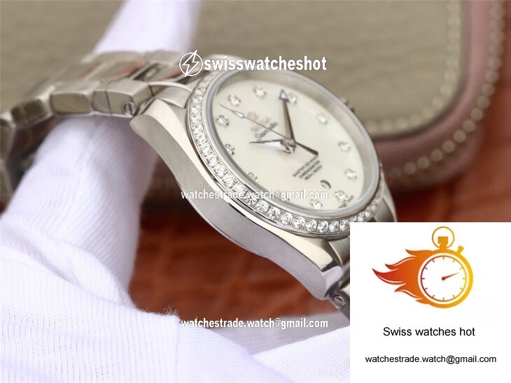 Omega Seamaster 231.15.34.20.55.002 Aqua Terra 150M 3S Factory White Dial 6