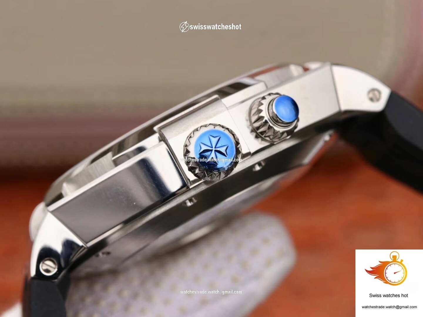 Vacheron Constantin Overseas 47450/B01A-9226 TWA Factory Rubber Strap 6